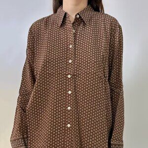 Hilla Silk Top - Terre Marche Foulard